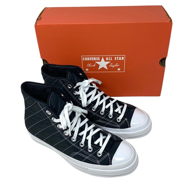 Converse Chuck 70 Pooper High Top Shoes Skate Women Casual Canvas Black A05609C - Picture 6 of 10